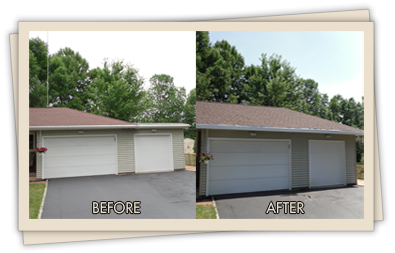 testimonials for a single story home - before and after picture